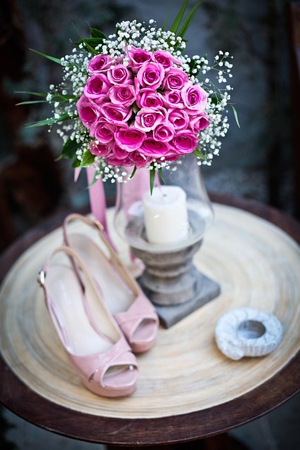 ramo romántico para aniversario con rosas